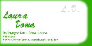 laura doma business card